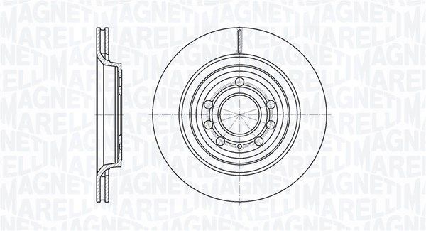 MAGNETI MARELLI Тормозной диск 361302040456